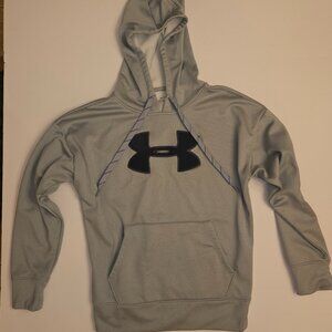 Under Armour XS Steel Blue Hooded Sweatshirt